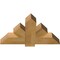 Ekena Millwork Kennewick Rough Sawn Timber Gable Bracket, Western Red Cedar, 36"W x 21"H x 4"D x 6"F, 14/12 Pitch GBW036X21X0406KEN00RWR - alternate 2